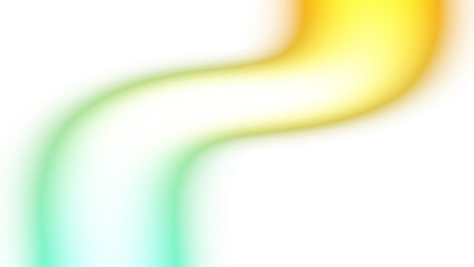 Transparent neon glowing wave lines futuristic