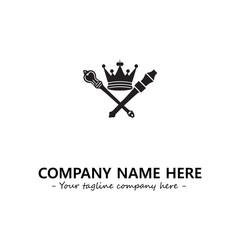 King logo company design vector illustration