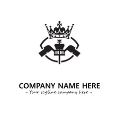 King logo company design vector illustration