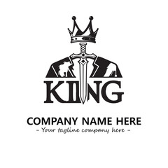 King logo company design vector illustration