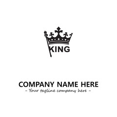 King logo company design vector illustration