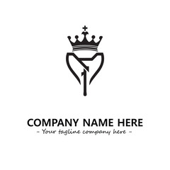 King logo company design vector illustration