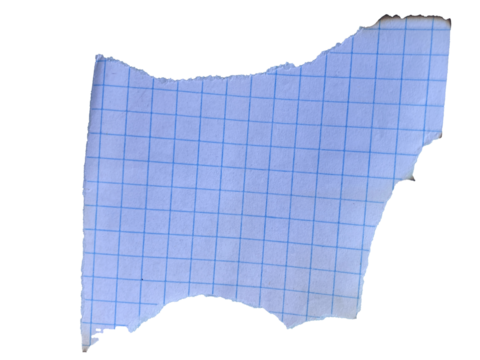 Torn lined paper transparent png