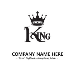 King logo company design vector illustration