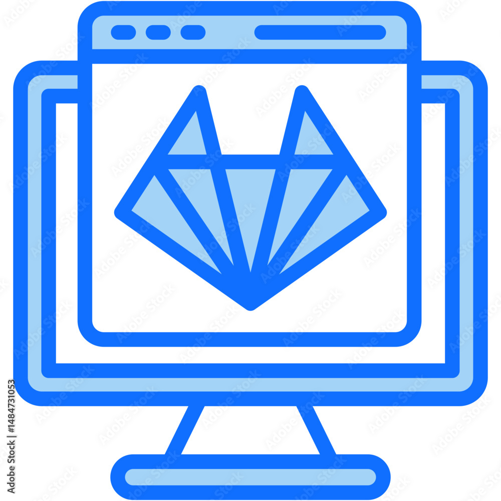 Poster automated configuration mixed icon vector illustration