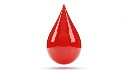 Obraz premium A Single Drop of Crimson: Symbol of Life, Sacrifice, and the Human Condition