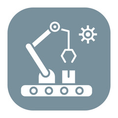 Industrial Robot Icon