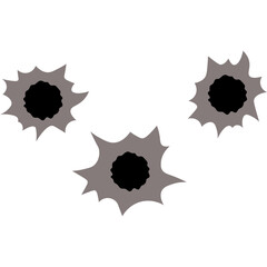 Bullet Hole Vector