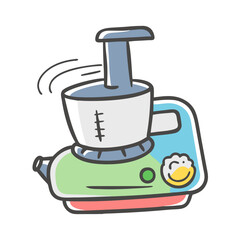 food processor icon, food processor vector illustration-simple illustration of food processor, perfect for food processor logos and icons