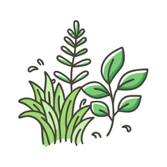 Obraz premium herb garden icon, herb garden vector illustration-simple illustration of herb garden, perfect for herb garden logos and icons
