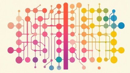Process flow tree diagram with multiple branches and pathways