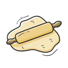 rolling out dough icon, rolling out dough vector illustration-simple illustration of rolling out dough, perfect for rolling out dough logos and icons
