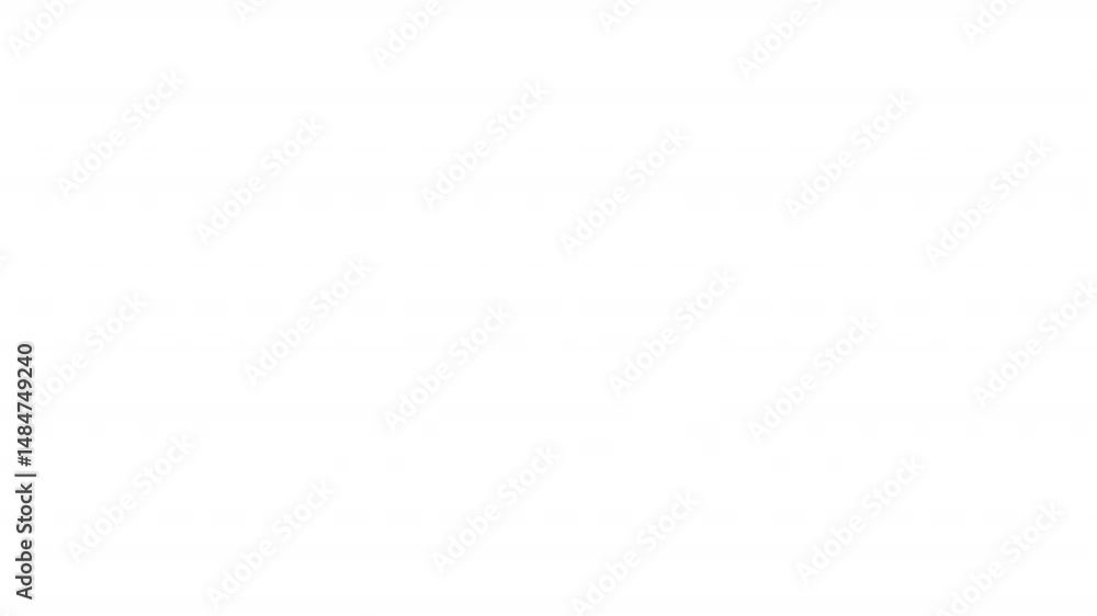 Poster hybrid cloud blue concept icon animation. combination of private and public datacenters. virtual com