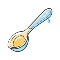 tasting spoon icon, tasting spoon vector illustration-simple illustration of tasting spoon, perfect for tasting spoon logos and icons