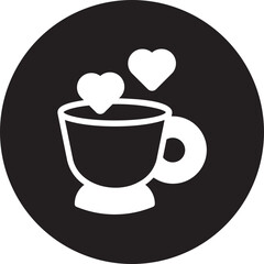 coffee cup glyph icon