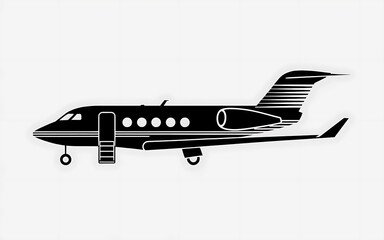 Fototapeta premium airplane silhouette