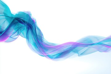 Naklejka premium Abstract Blue and Purple Wave Design