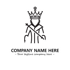 King logo company design vector illustration