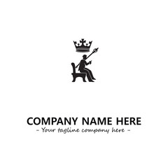 King logo company design vector illustration
