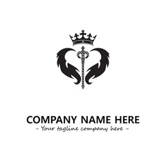 King logo company design vector illustration