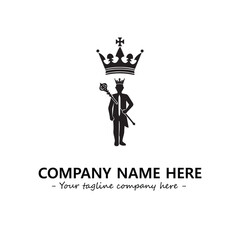 King logo company design vector illustration