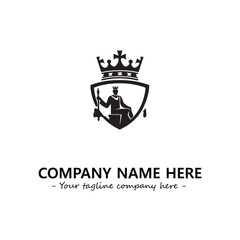King logo company design vector illustration