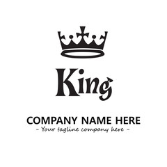 King logo company design vector illustration