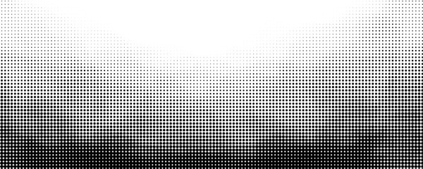 Abstract halftone faded gradient texture. Dotted smoke clouds retro style. White and black noise background.