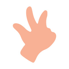 Obraz premium Hands holding gestures. hand holding a spoon, hand holding a pen, various hands with different shapes. Trendy hands poses vector set. Body language signs and symbols for communication