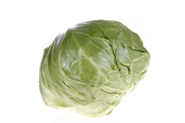 Cabbage patch on the white background