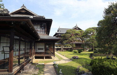 臨江閣　日本庭園　前橋市　群馬県　前橋公園