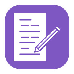 Fototapeta premium Notepad Icon