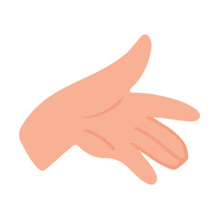 Hands holding gestures. hand holding a spoon, hand holding a pen, various hands with different shapes. Trendy hands poses vector set. Body language signs and symbols for communication