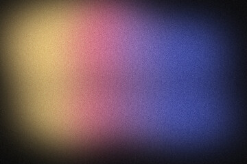 Soft gradient of vibrant colors with textured effect