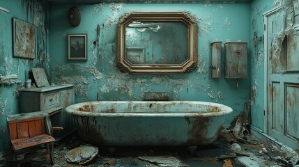 Distorted perspectives of familiar objects create a sense of surrealism and unease, their altered forms challenging our perception of reality, a dreamlike exploration of the mundane