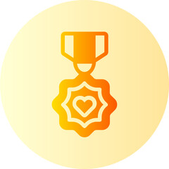 medal gradient icon