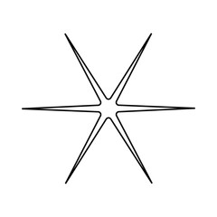 Sparkle vector icon. Shine symbol illustration. star sign or logo.