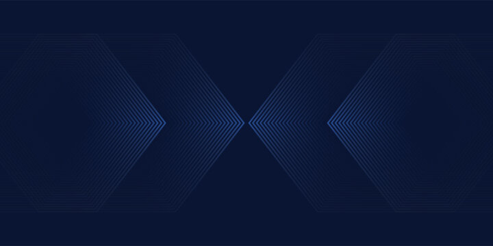 Symmetrical Chevron Lines Gradient Background in Dark Navy Blue with Subtle Light Blue Tones Creating a Sophisticated and Modern Geometric Pattern vector eps 10