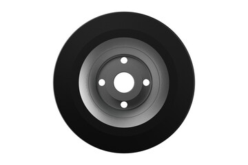 Compact Wheel Assembly with Black Tire and Metallic Hub, Industrial Cart TROLLEY Wheel or Small Vehicle Tire, Approximately 260mm Diameter, Black Tire with Silver Rim, 4 cooter or Small Motorcycle PNG