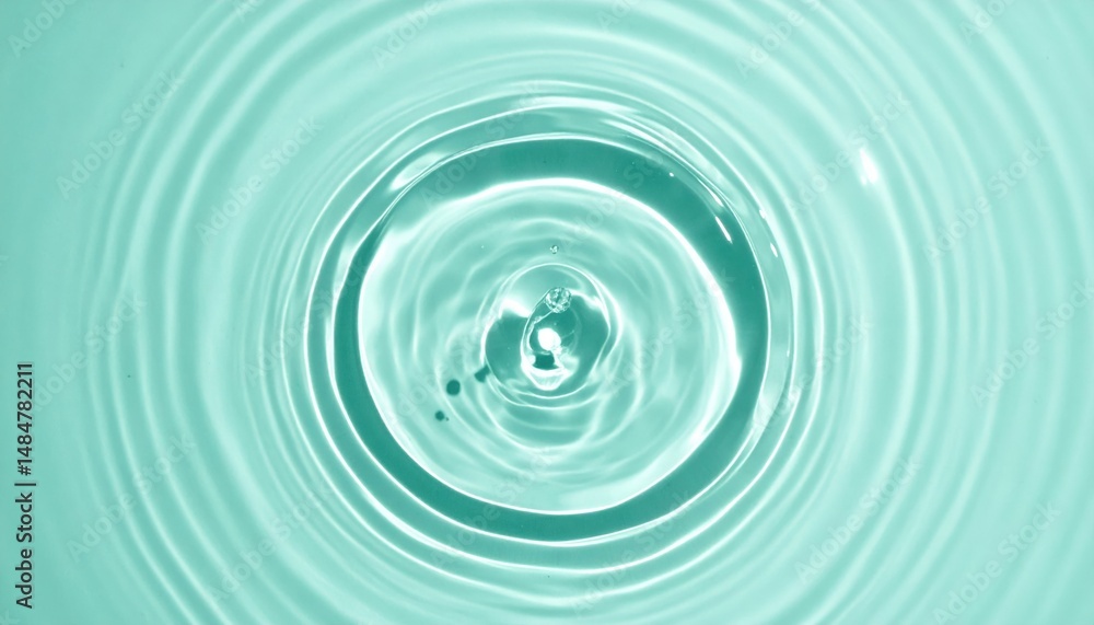 Poster rippling water patterns abstract art digital creation tranquil environment aerial view fluid dynamic