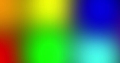 Vibrant Rainbow Gradient Abstract Background - Powered by Adobe
