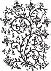 Elegant creative tree design of color