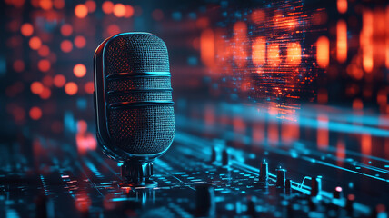 microphone on the computer keyboard