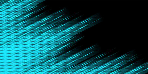 black halftone on blue background. Vector dotted sparkles or halftone shine pattern texture Pop Art Style Background. vector illustration