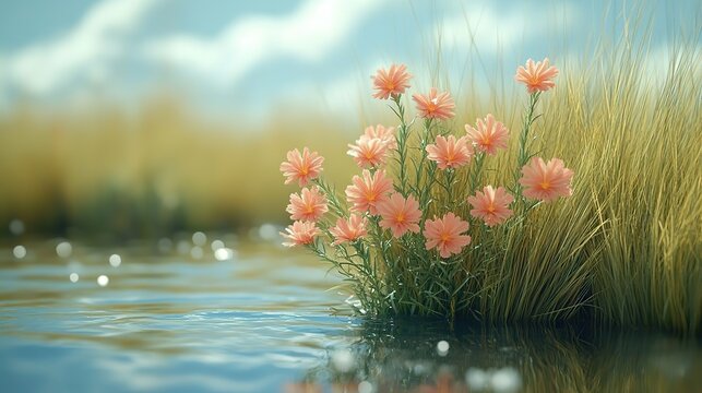 Halophytic flora thrives in a saline-rich environment, their specialized adaptations allowing them to flourish in harsh conditions, a resilient ecosystem of salt-tolerant life