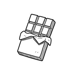 Hand-Drawn Chocolate Bar