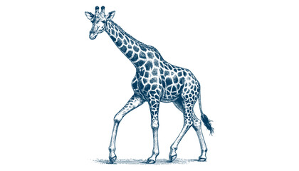 Naklejka premium giraffe vector