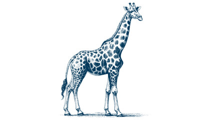 Naklejka premium giraffe vector