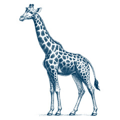 Naklejka premium giraffe vector