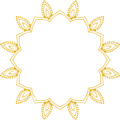 Beautiful flower art and mandala vector design